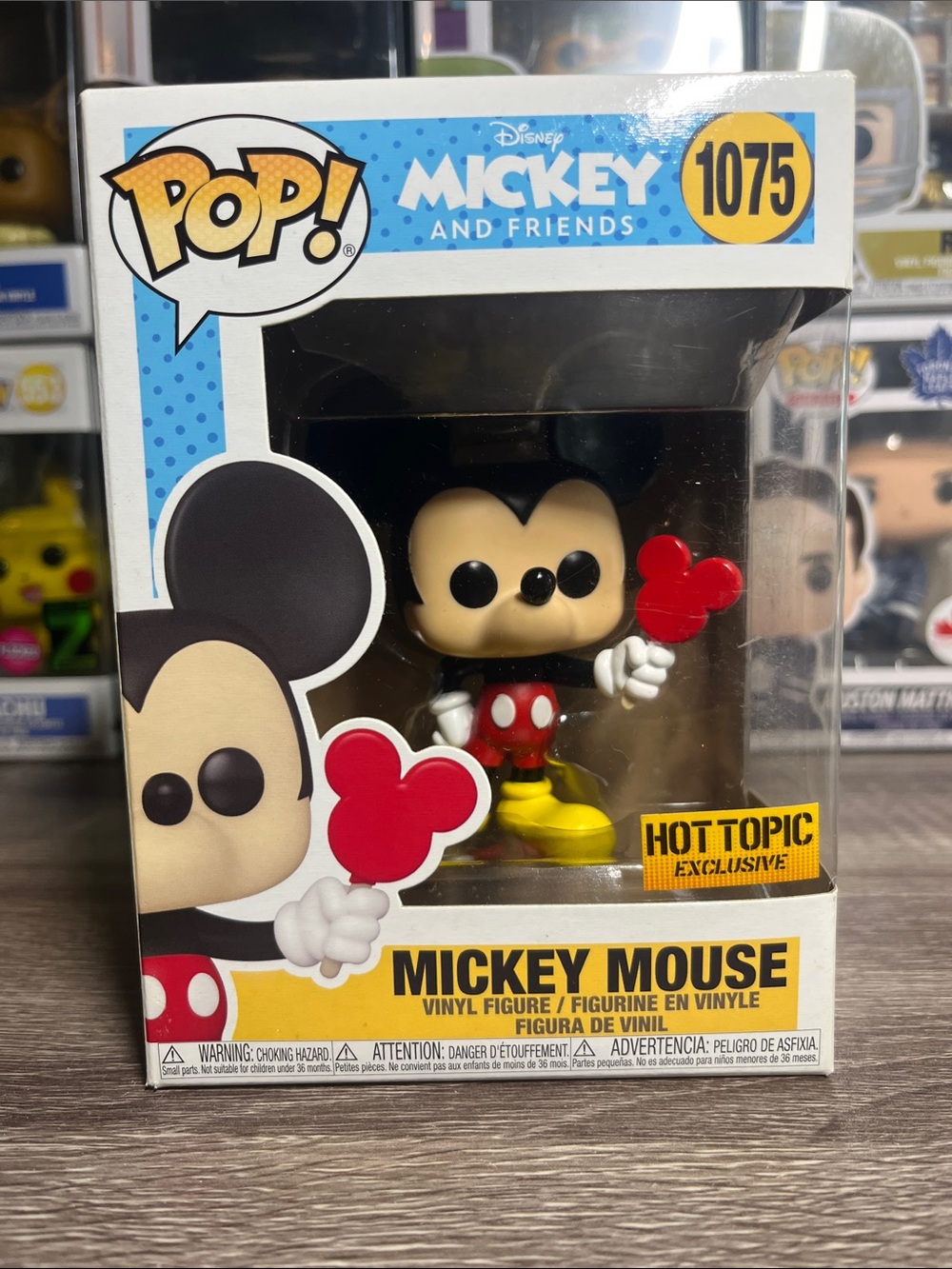 Funko Pop! Mickey Mouse Vinyl Figure - Black, Red, Yellow